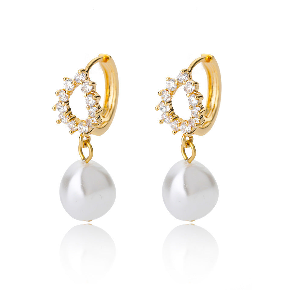 New Freshwater Pearl Earrings Of The Same Design