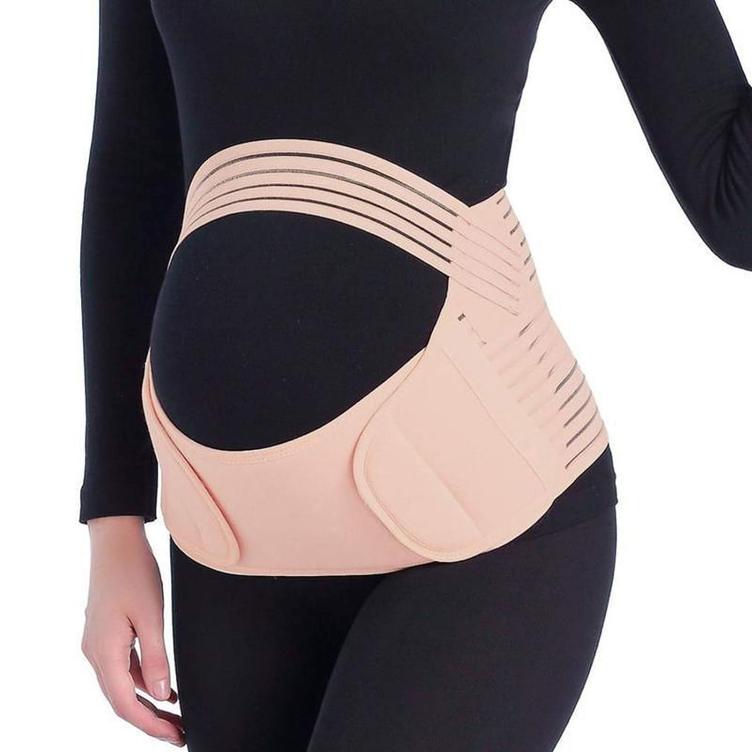Strap Pregnant Women's Three-piece Set Abdominal Belt