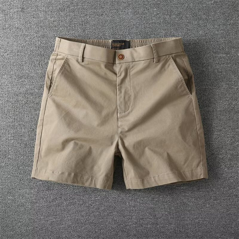 Men's Casual Slim Fit Straight Cargo Shorts
