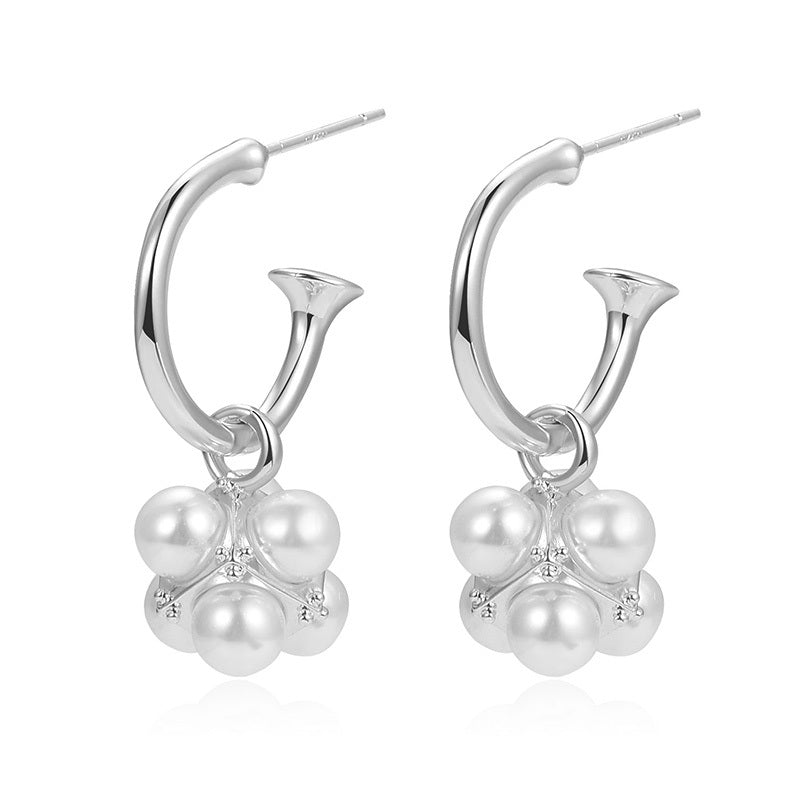 New Trendy Design Pearl Earrings Tassel Earrings
