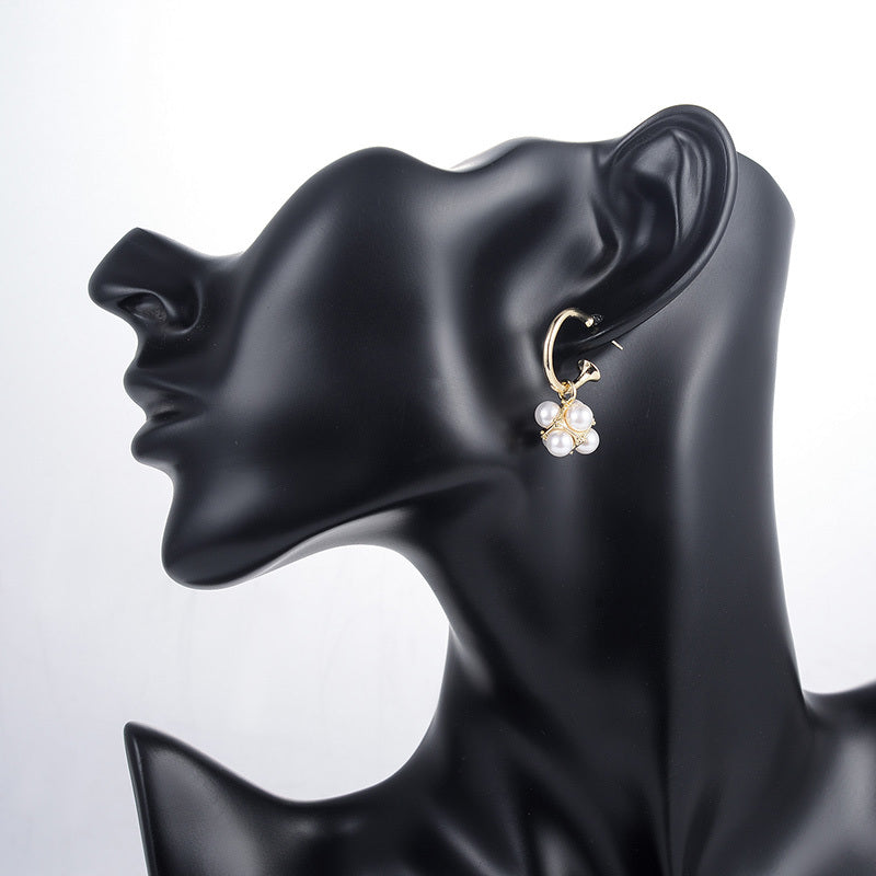 New Trendy Design Pearl Earrings Tassel Earrings