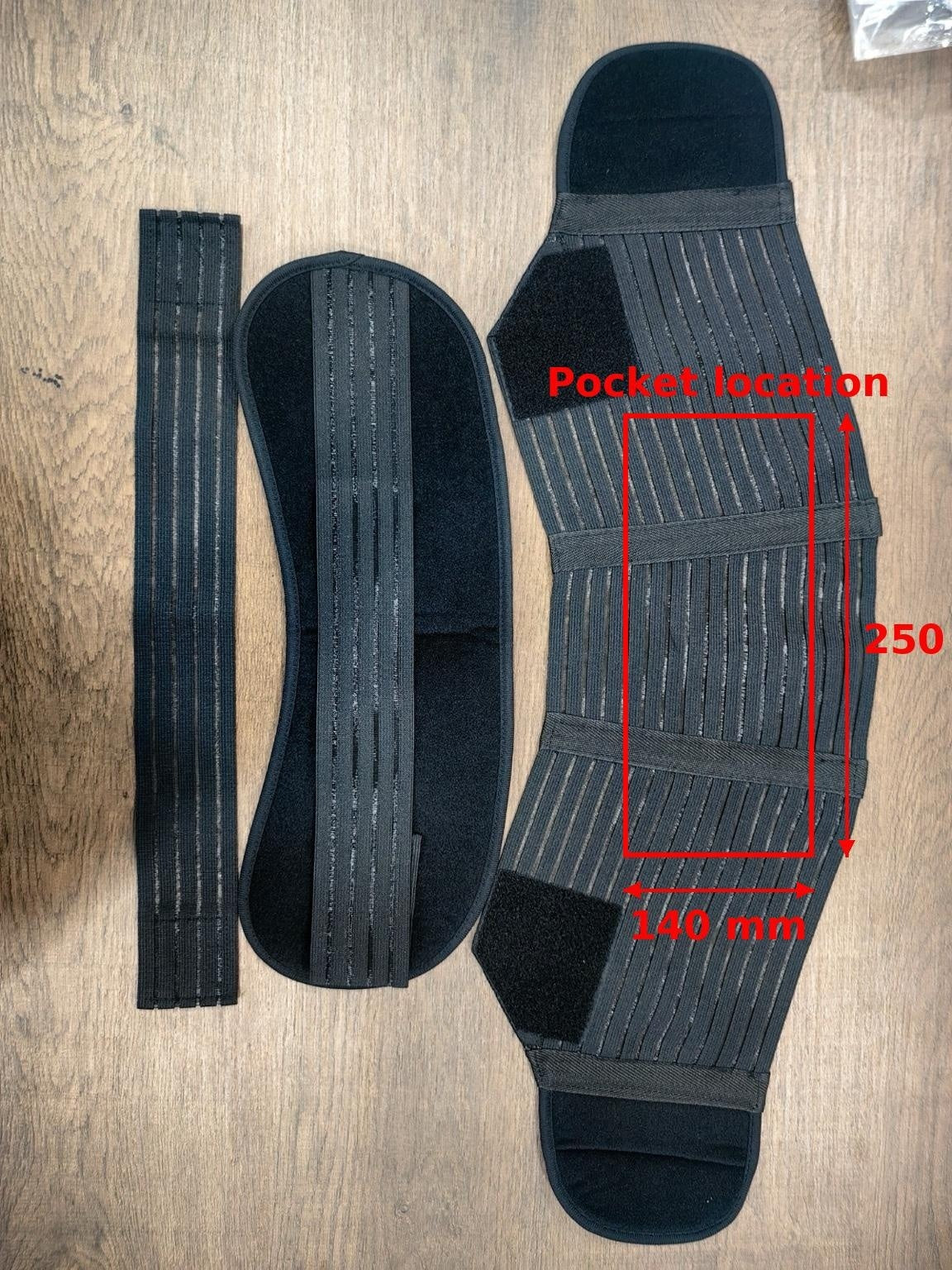 Strap Pregnant Women's Three-piece Set Abdominal Belt