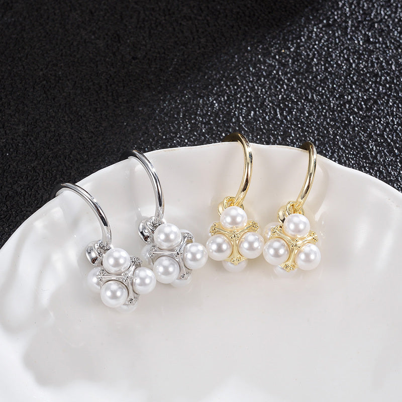New Trendy Design Pearl Earrings Tassel Earrings